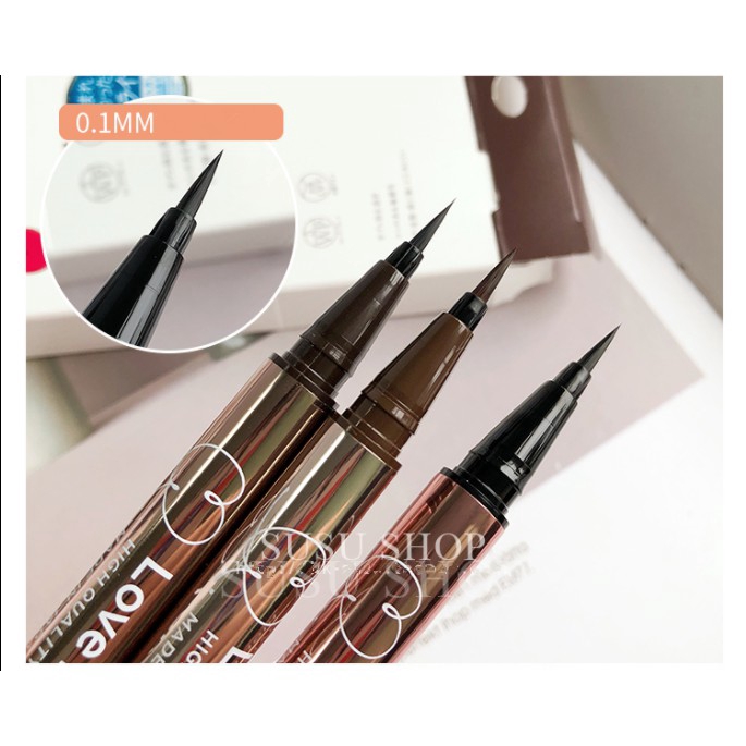 Bút Kẻ Mắt Chống Thấm Nước Phong Cách Nhật Bản MSH love liner Waterproof Eyeliner liquid