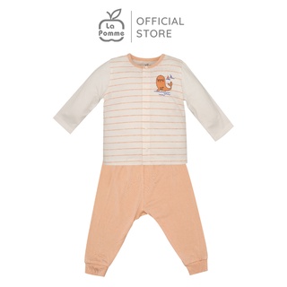 SLS184 Bộ đồ dài tay La Pomme cúc giữa Sư tử biển