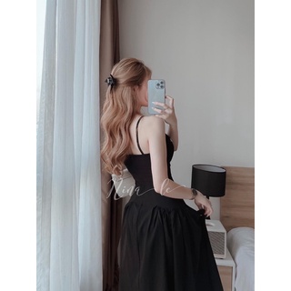 Váy 2 dây dáng dài