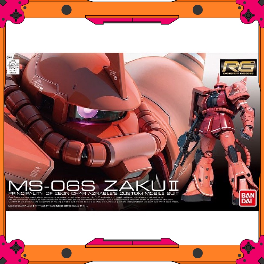 Mô Hình Gundam RG MS-06S Zaku 2