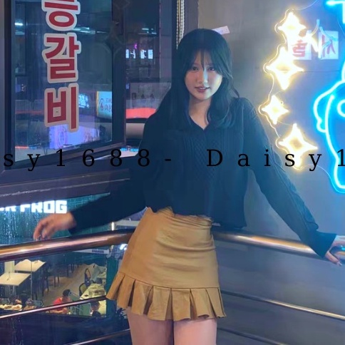 Chân váy chữ A lưng cao xếp ly, Skirt ngắn dáng công sở có quần trong