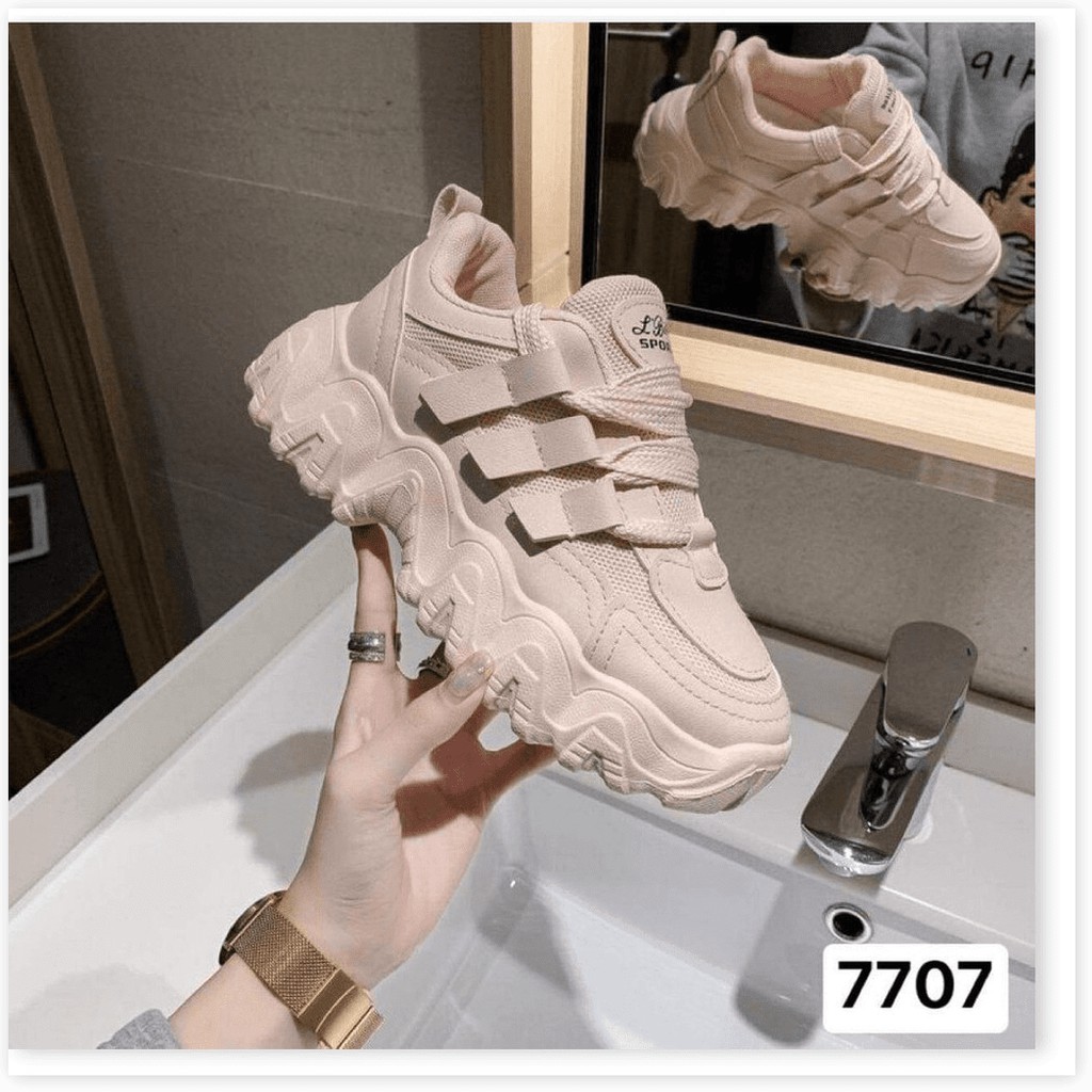 [ FREESHIP ] Giày sneaker nữ 7707, Trends from Korea, siêu hot 2021, GIÀY THỂ THAO NỮ, GIÀY DẠO PHỐ, DU LỊCH HÈ