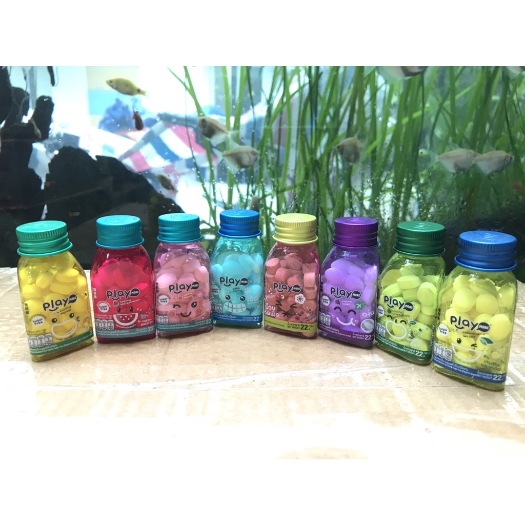 Kẹo The Không Đường Hương Xí Muội PLAY MORE Ume (Lọ 22g)