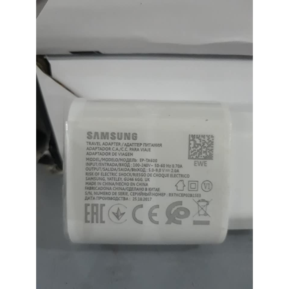 Củ sạc nhanh SamSung 25W loại đắt.