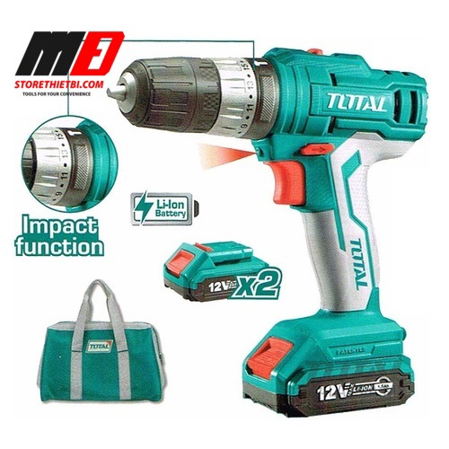 TIDLI20012 20V Máy khoan búa dùng pin Total
