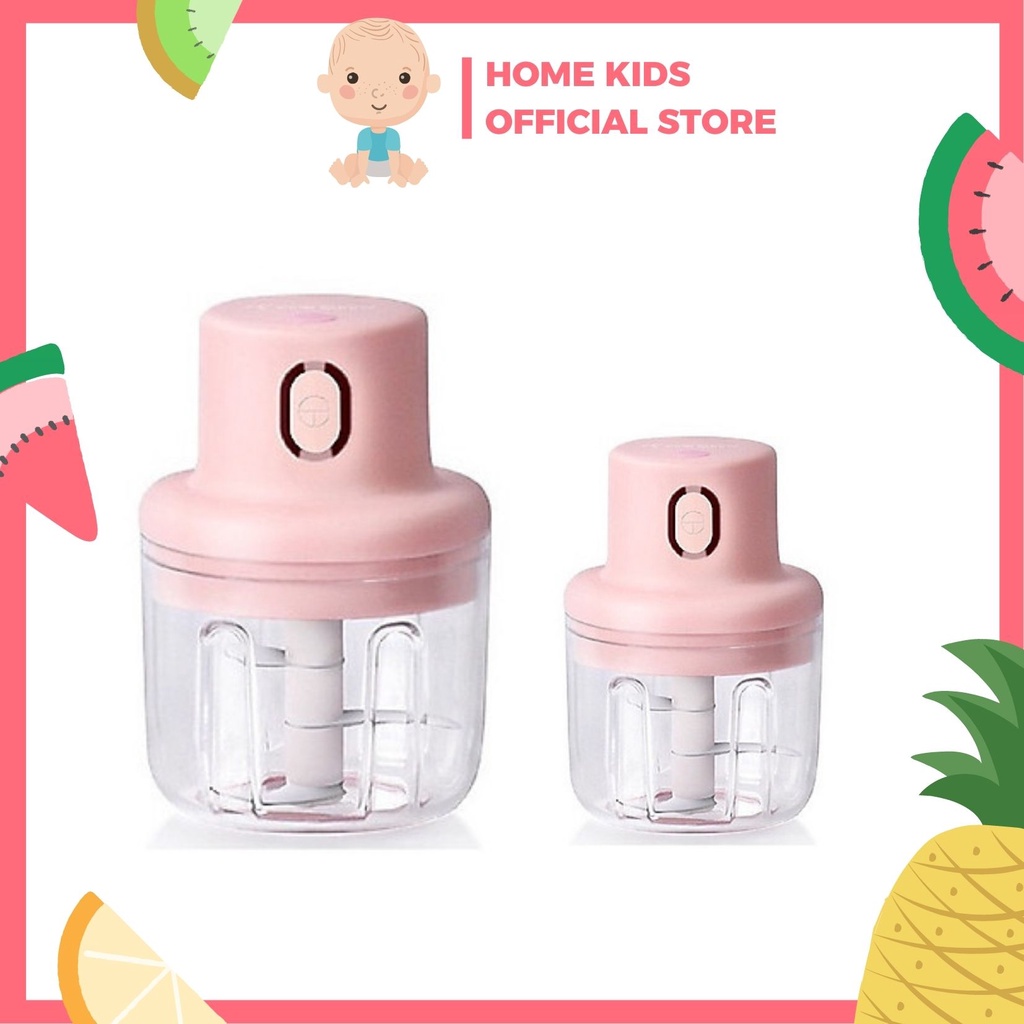 [HCM - SIÊU RẺ] Máy Xay Cháo - Máy Xay Tỏi Ớt Mini Cầm Tay Cổng Sạc Usb 250ml