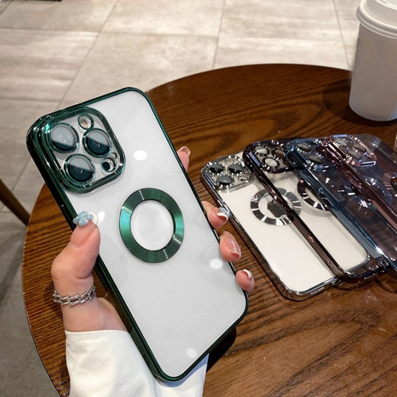 Ốp Điện Thoại Mềm Khoét Lỗ Logo Mạ Tản Nhiệt Chống Sốc Chống Bụi Cho iPhone 11 12 13 Pro max X XS MSX XR 7 8 plus SE 2020 2022