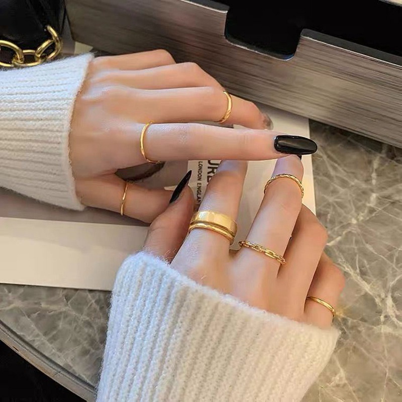 Nhẫn Thời Trang Làm Phụ Kiện Chụp Ảnh Cho Nữ