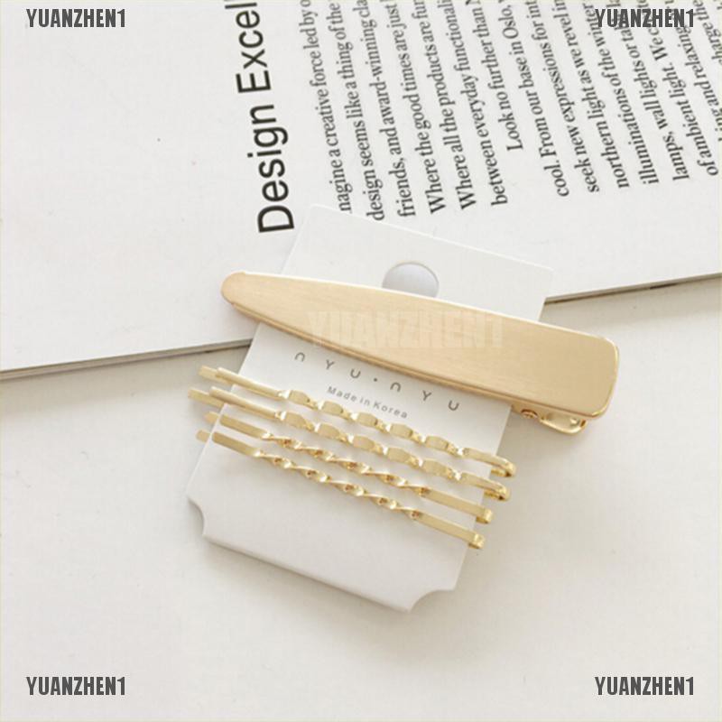 [YUANZHEN1] Kẹp Tóc Ngọc Trai 8 Phong Cách Tạo Kiểu Tóc