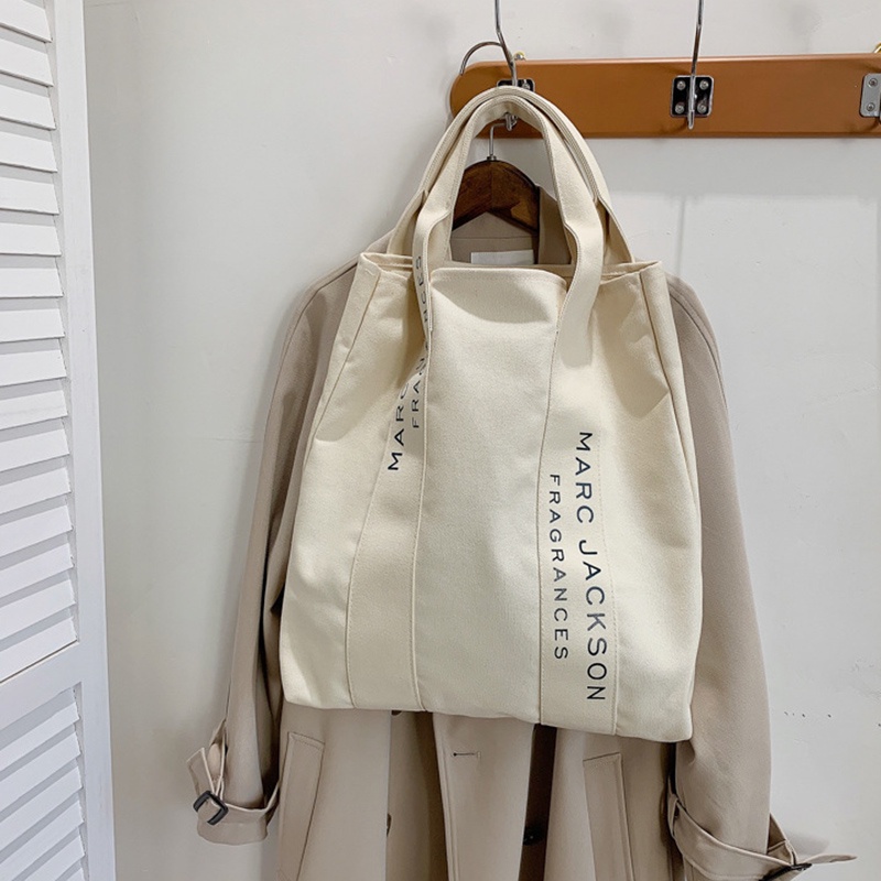 Túi vải in chữ IELGY thời trang cho nữ