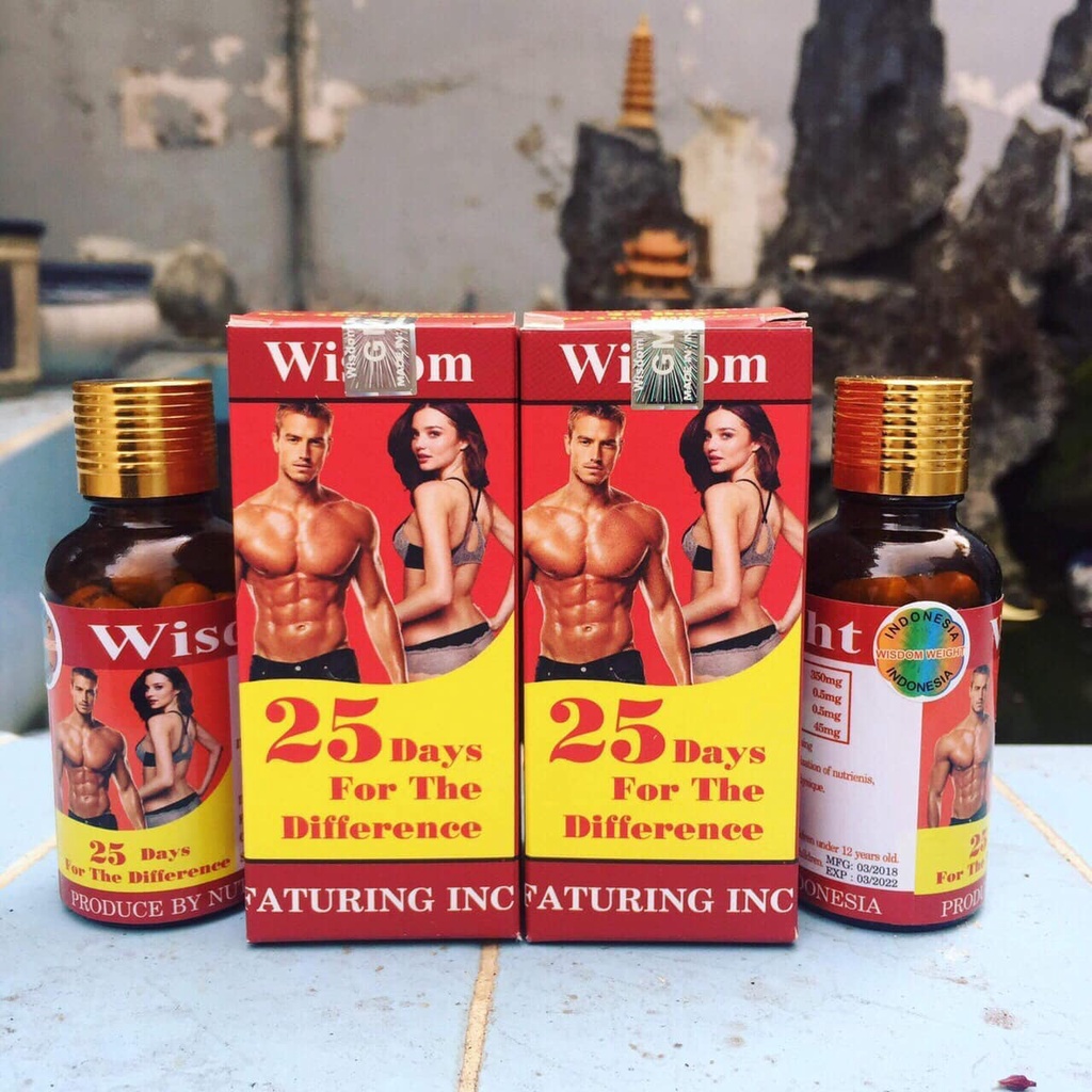Viên uống hỗ trợ tăng cân và tăng cơ bắp Wisdom weight