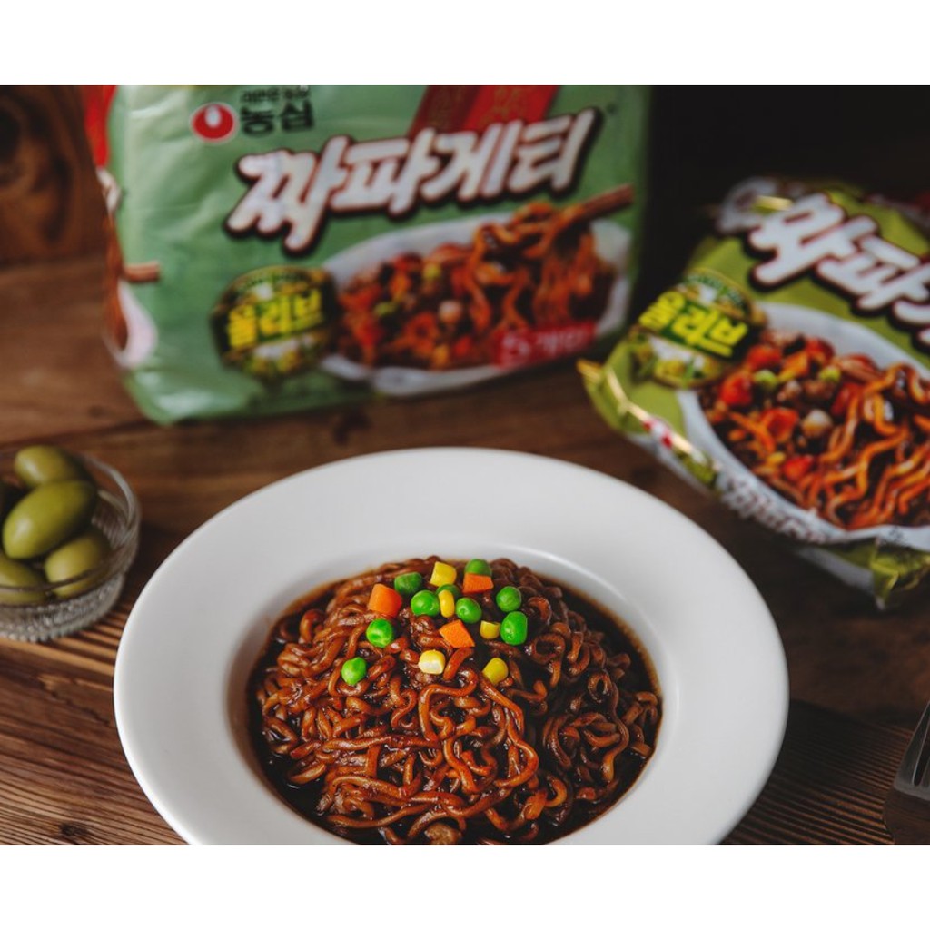 [NONGSHIM] Mỳ CHAPPAGETTI OLIVE 140G - 올리브 짜파게티