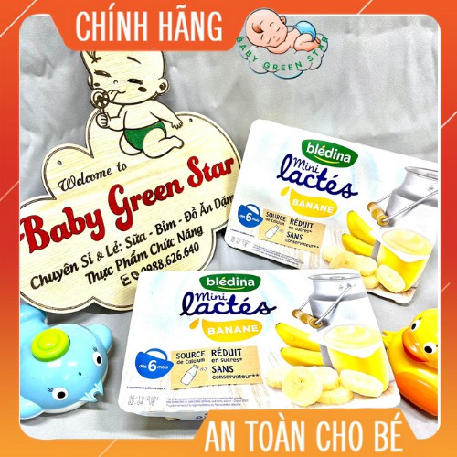 Sữa Chua Ăn Dặm Bledina Mini Lactes của Pháp (Lốc 6 hũ)