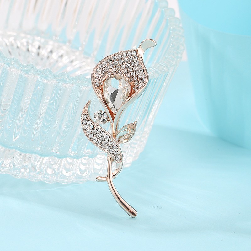 Bộ sưu tập cài áo hình hoa đính đá sang trọng GC314 và các mẫu khác