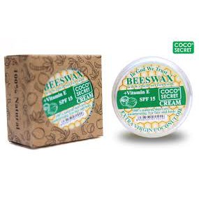 Kem dưỡng da dầu dừa sáp ong 100% thiên nhiên Coco Secret - Kem dưỡng ẩm - Kem chống nẻ