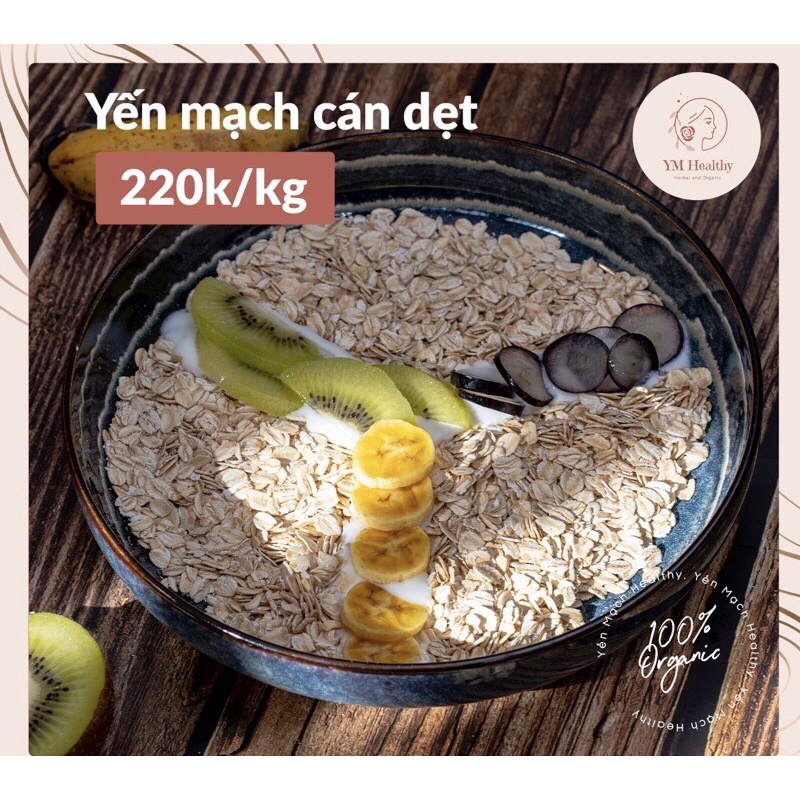 Yến mạch cán dẹt giảm cân