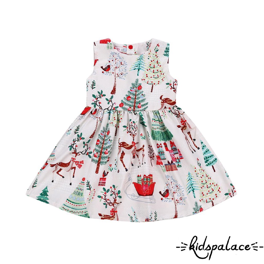 Christmas Baby Kids Girl Dress