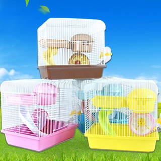 Lồng nuôi chuột hamster mini đầy đủ phụ kiện như hình ảnh