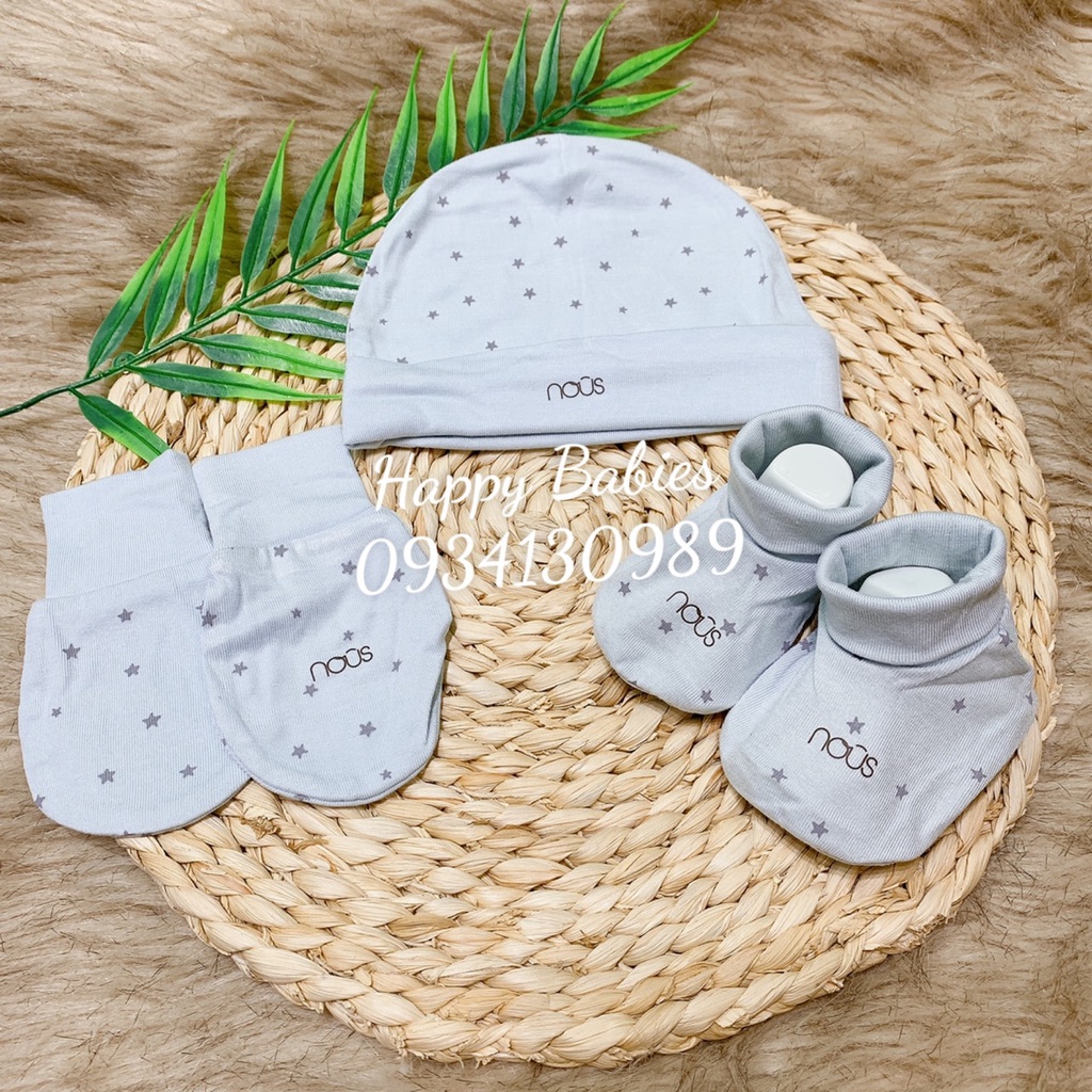Set Nón/ Bao Tay/ Bao Chân Nous cho bé sơ sinh