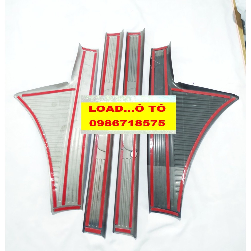 Ốp Bậc Cửa, Nẹp Bước Chân, Cốp Sau Honda Civic 2023-2019 Mẫu Vân Carbon Cao Cấp