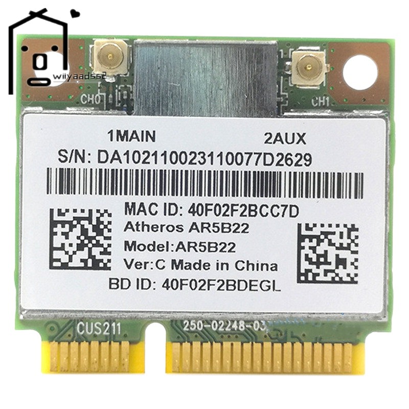 Card Mạng Không Dây Ar5B22 300m 5g Băng Tần Kép Bluetooth 4.0