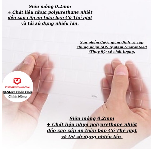 Phủ Phím Jcpal Cho Macbook Loại Mới ( Đủ Dòng )