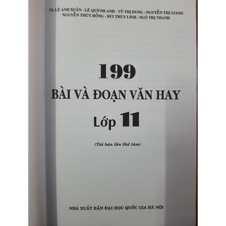 199 Bài Và Đoạn Văn Hay Lớp 11