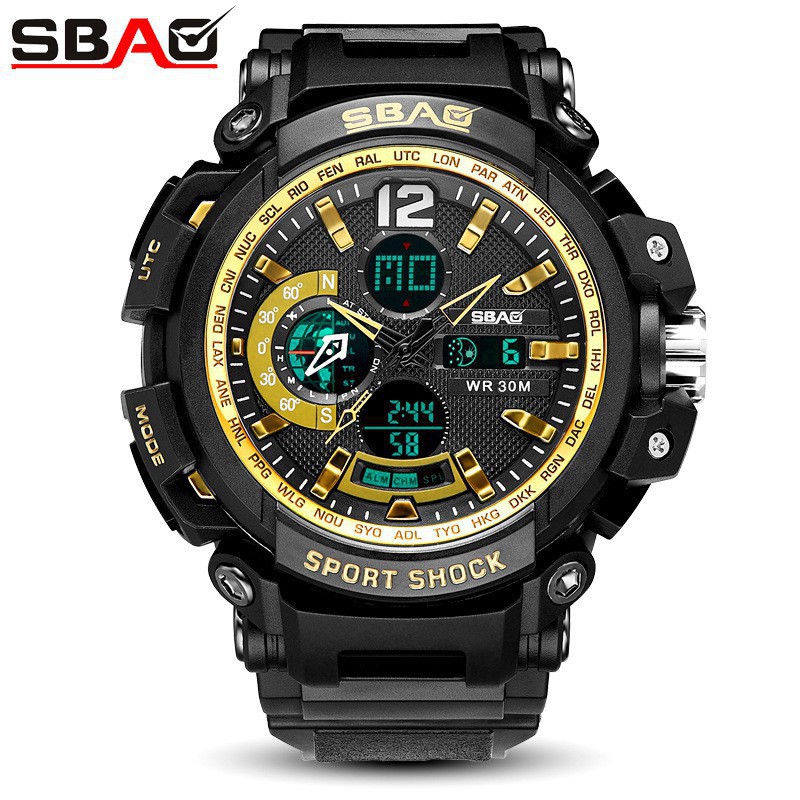 (Style Quân Đội) Đồng Hồ Nam Sbao USA SB18011 Sport Men - Full Box Chính Hãng