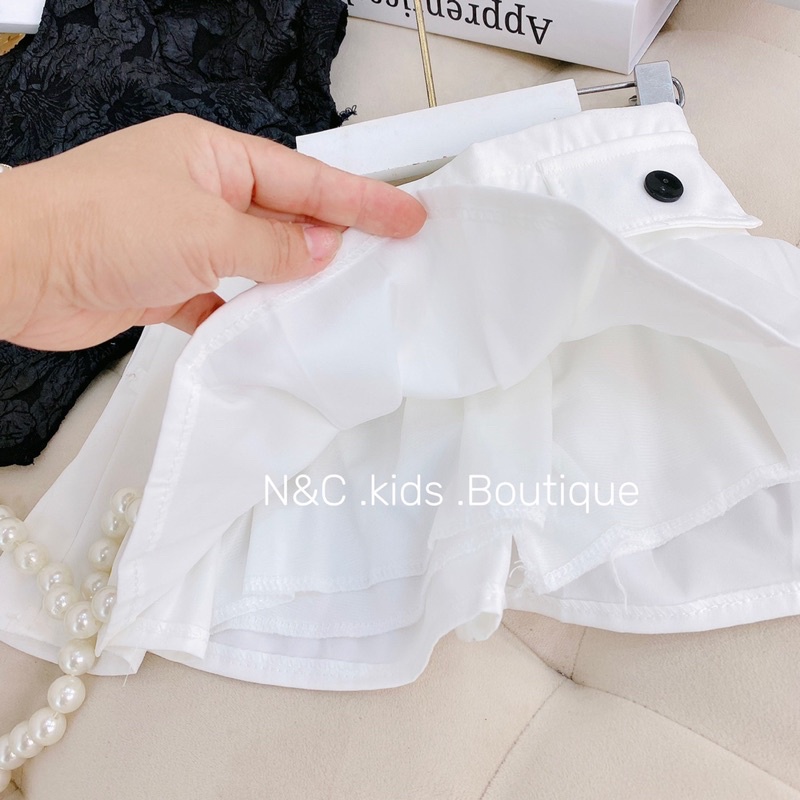 Set áo xốp hoa cv xoè cho bé gái
