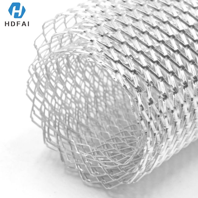 Car Silver/Black Aluminum Alloy Front Bumper Rhombic Grill Mesh Sheet 