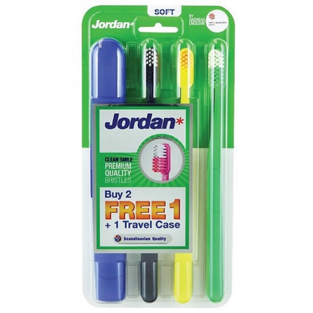 Combo 6Bàn Chải Đánh Răng Jordan Clean Smile