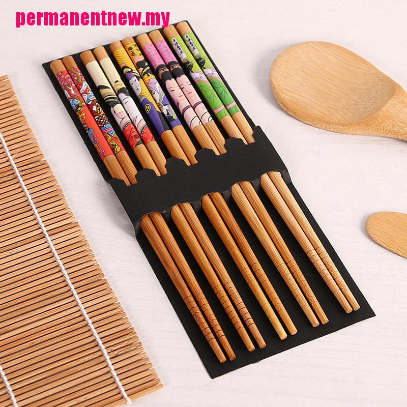 Bộ 14 Dụng Cụ Làm Sushi Bằng Tre Diy