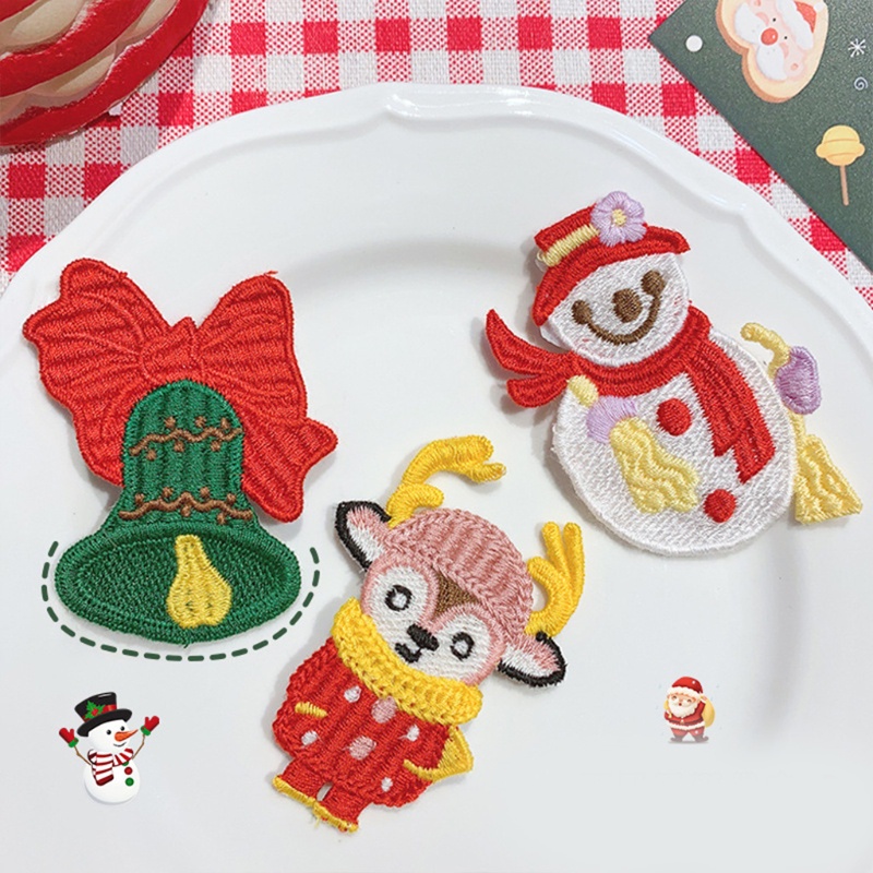 Kẹp Tóc Hình Tuần Lộc / Người Tuyết Phong Cách Giáng Sinh