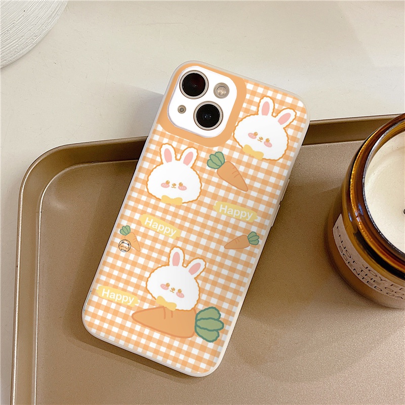 Ốp lưng iphone 13 thỏ cà rốt happy siêu xinh cho 6/6plus/6s/6splus/7/7plus/8/8plus/x/xr/xs/11/12/13/pro/max/plus/promax