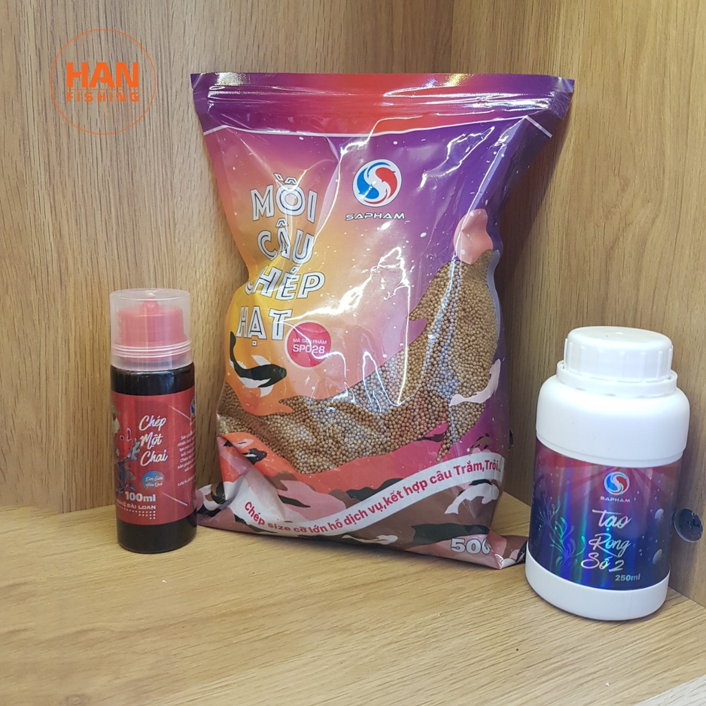 Combo Chuyên Câu Chép Sapham – Chép một chai – Tạo rong số 2 – Chép hạt