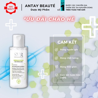 Nước tẩy trang làm sạch da, tẩy trang và giúp loại bỏ dầu cho da SVR SEBIACLEAR Eau Micellaire 75ml