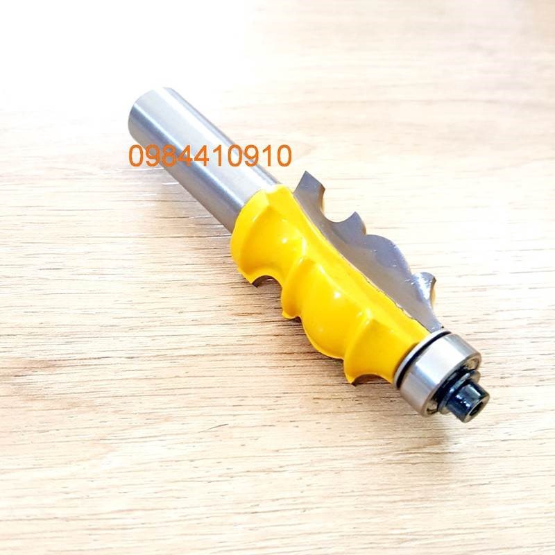 Mũi router chỉ phào 36ly có bi (H2)_VÀNG