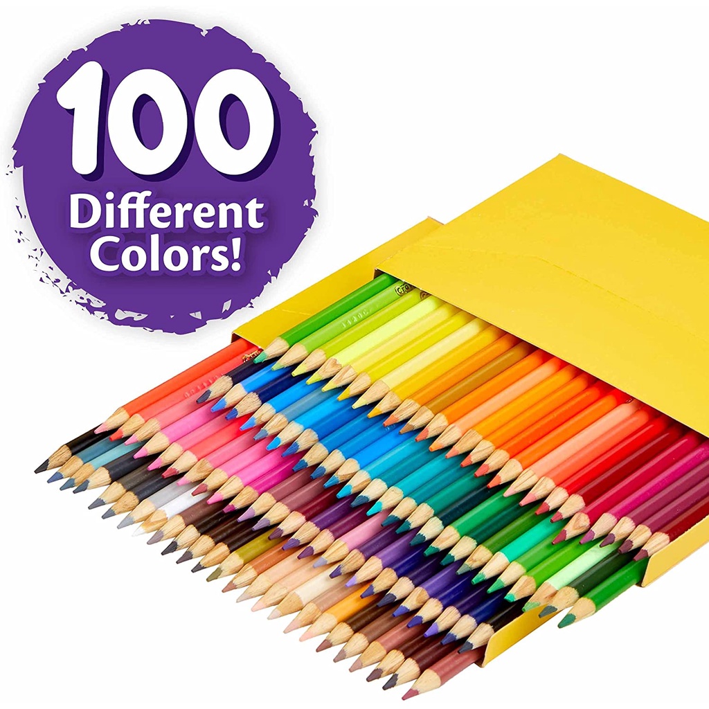 Bộ 50 bút chì màu an toàn cho trẻ Crayola Colored Pencil