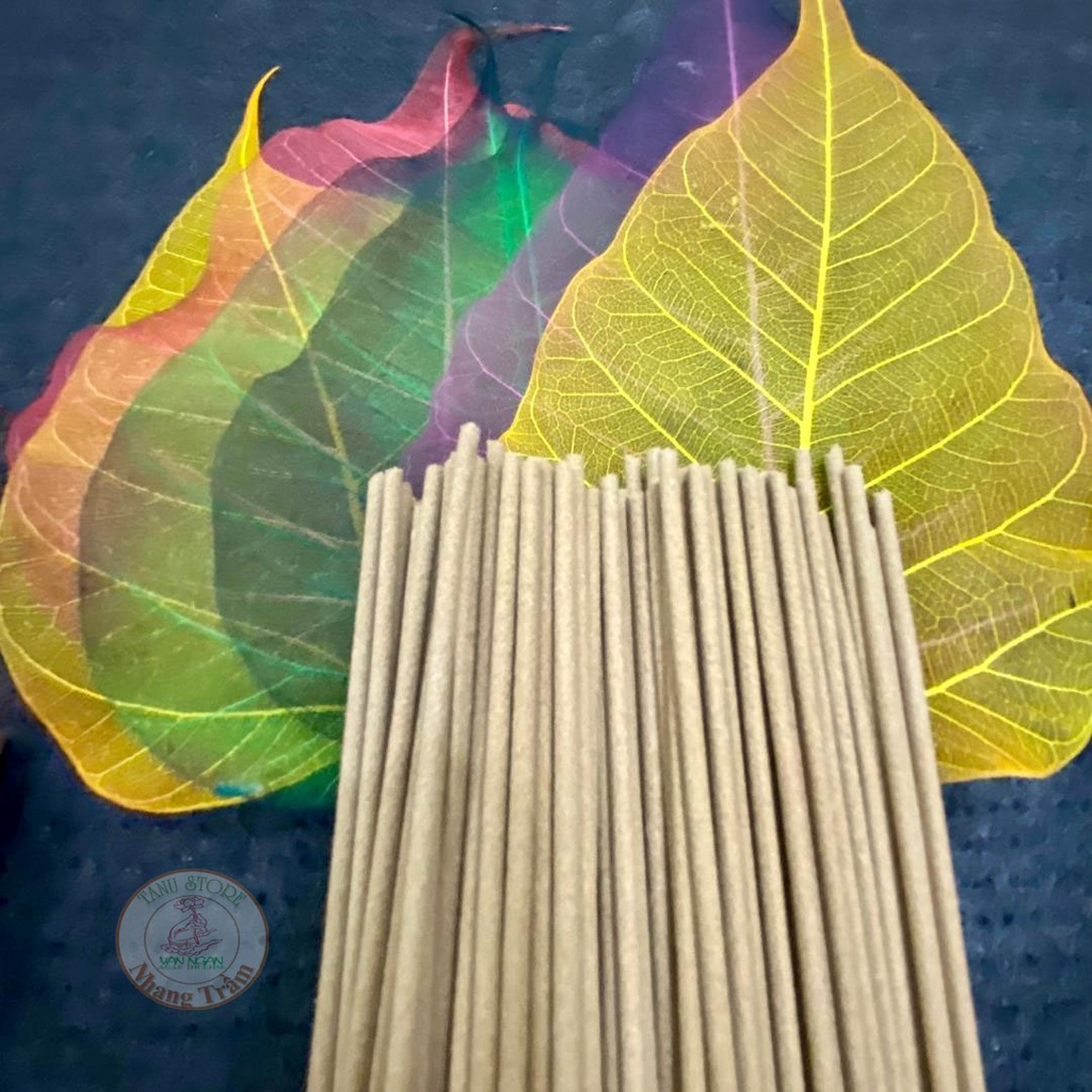 NHANG KHÔNG TĂM TRẦM HƯƠNG DÀI 30CM QUẢNG NAM NẮP VÀNG - LOẠI SIZE TO- ĐƯỜNG KÍNH 2MM