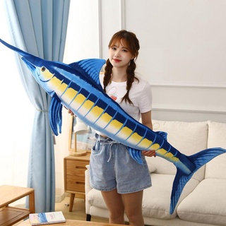 Gối ôm nhồi bông hình cá kiếm / cá chép độc đáo trang trí năm mới