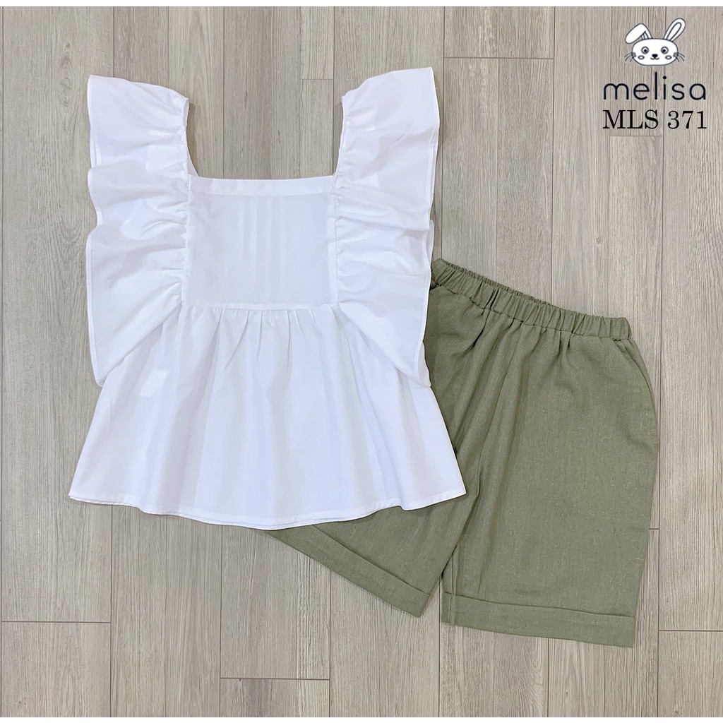 BỘ VẢI CÁNH TIÊN MELISA SIÊU XINH CHO BÉ 12-27KG - BIGBABYSHOP