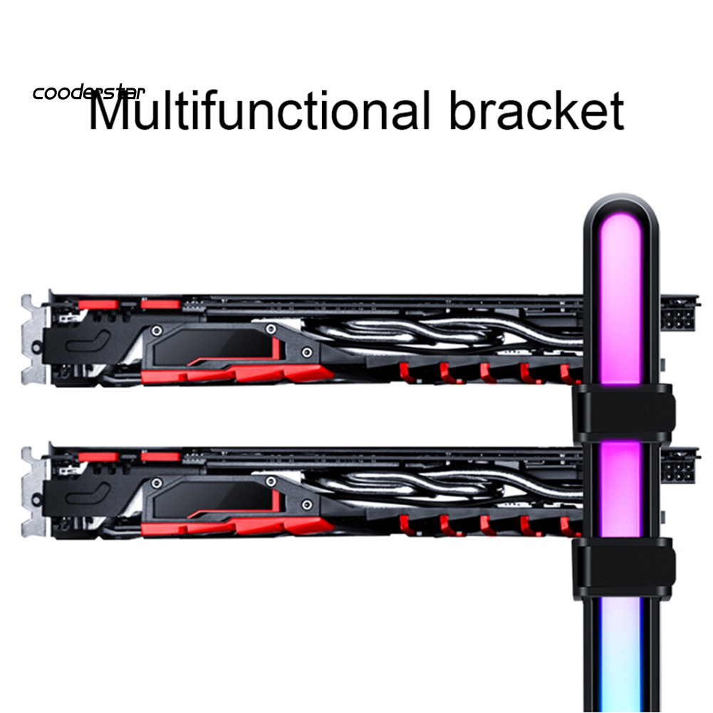 Giá đỡ thẻ đồ họa/tai nghe dạng đứng chuyên dụng WDP 5V 3 CHÂN ARGB