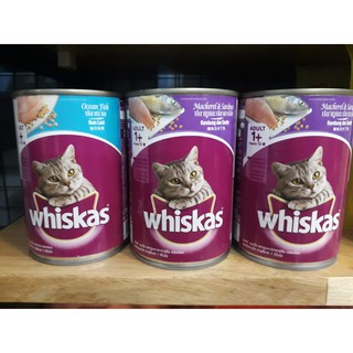 Combo 3 lon cá Whiskas cá thu 400g
