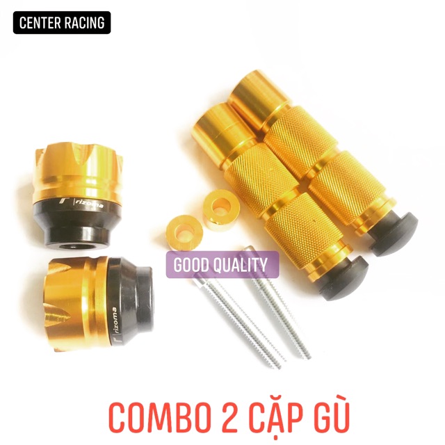 Combo 2 cặp gù chống đổ sau K9 &amp; gù trước K23