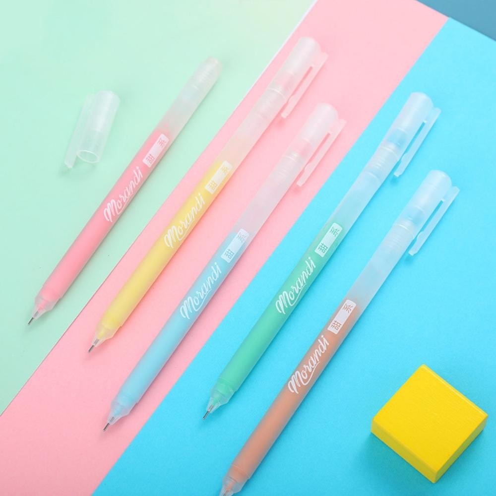 Hộp 9 bút bi nước Morandi Resun mực gel nhiều màu Pison ngòi viết 0.5mm - 1 bộ