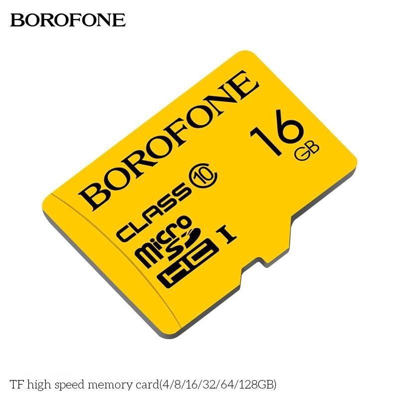 Thẻ nhớ microSDHC Borofone 8GB/ 16GB / 32GB / 64GB C10 U1 90MB/s - Nhất Tín Computer