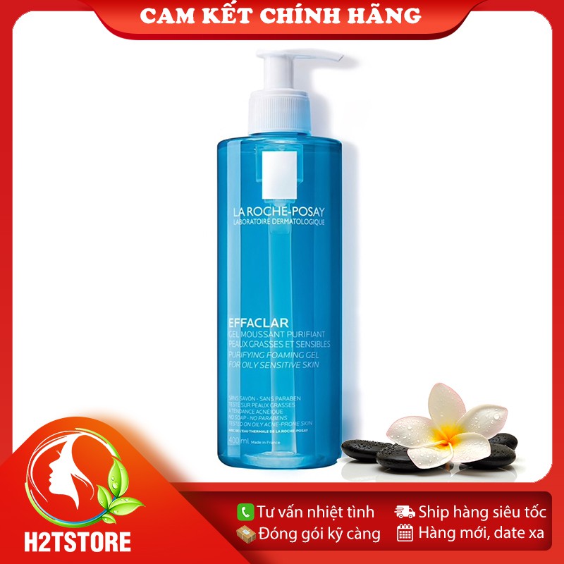 Sữa Rửa Mặt Tạo Bọt La Roche-Posay Effaclar Cho Da Dầu Nhạy Cảm 400ml - Pháp