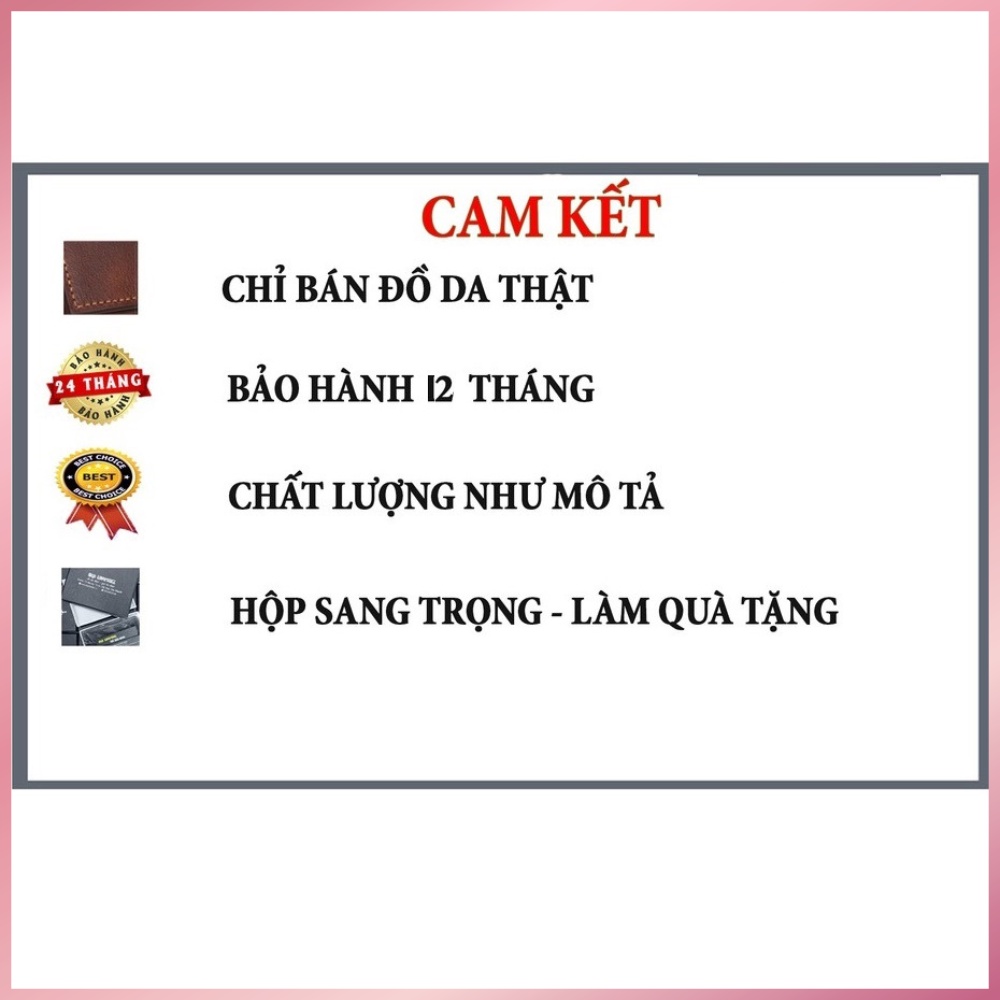 Ví Nam Da Cao Cấp Bỏ Túi Gọn Nhẹ, Bóp Nam Bền Đẹp - TRONBO -  Henry_official