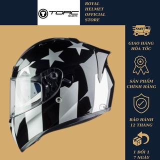 Mũ fullface TORC T18 CAPTAIN SHADOW 2 kính size M L XL XXL chính hãng