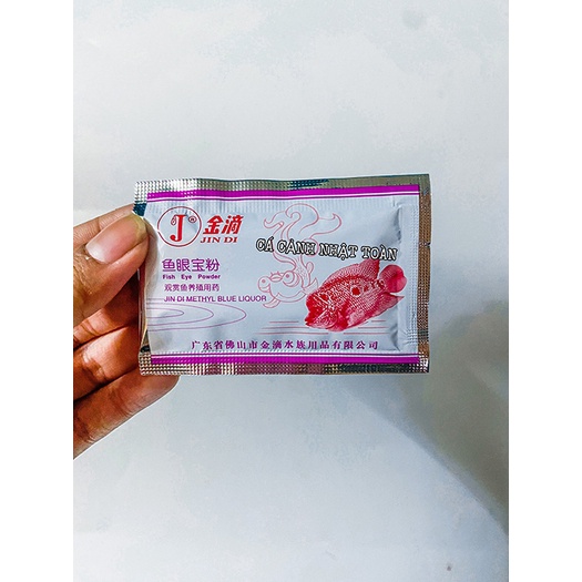 JINDI GÓI TRẮNG BỆNH MỜ MẮT CHO CÁ 10G